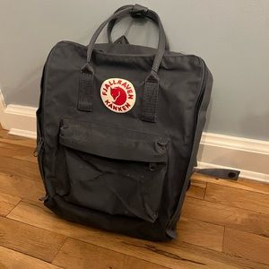 Fjallraven Kanken grey backpack